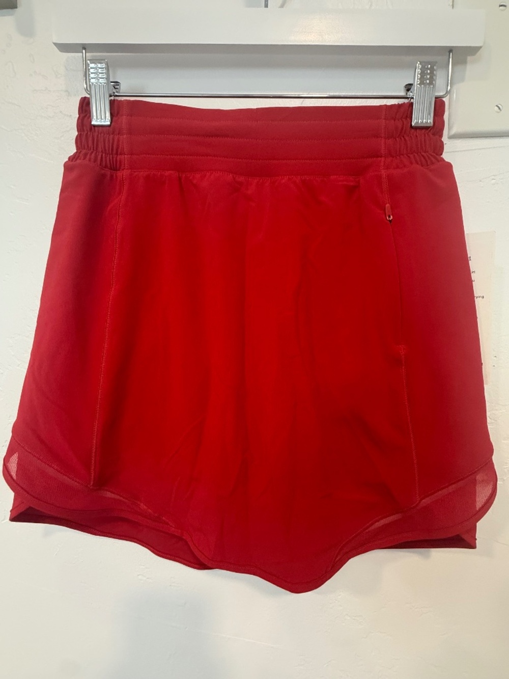 Lululemon Hotty Hot Skirt Long, Size 4 Dark Red NWT